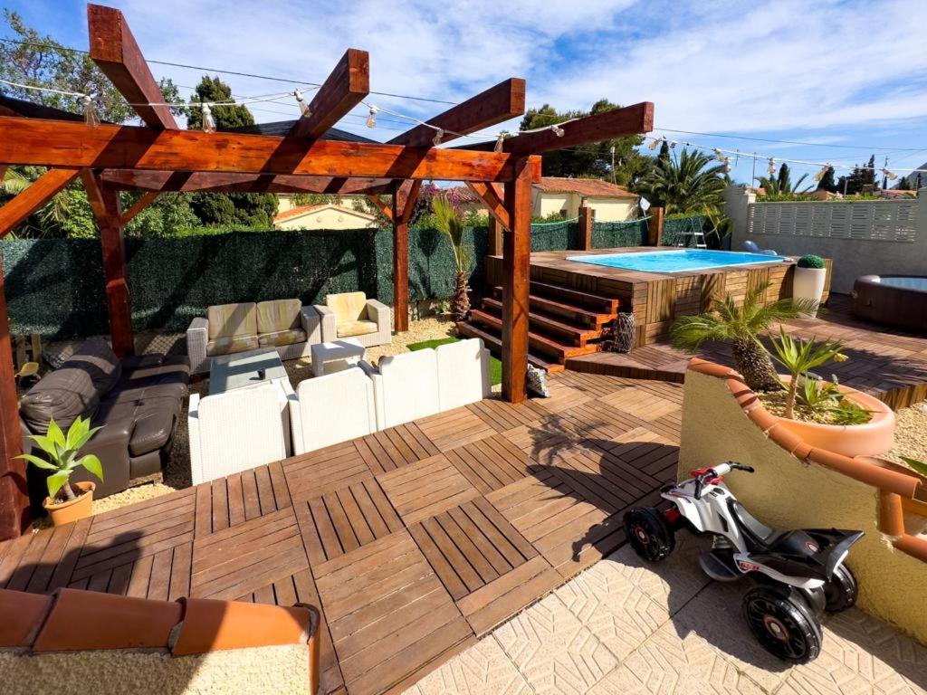 Calpe Chalet Privado Piscina A 5Min De La Playa Y Centro Jacuzzi Barbacoa Wifi Aire Bagian luar foto
