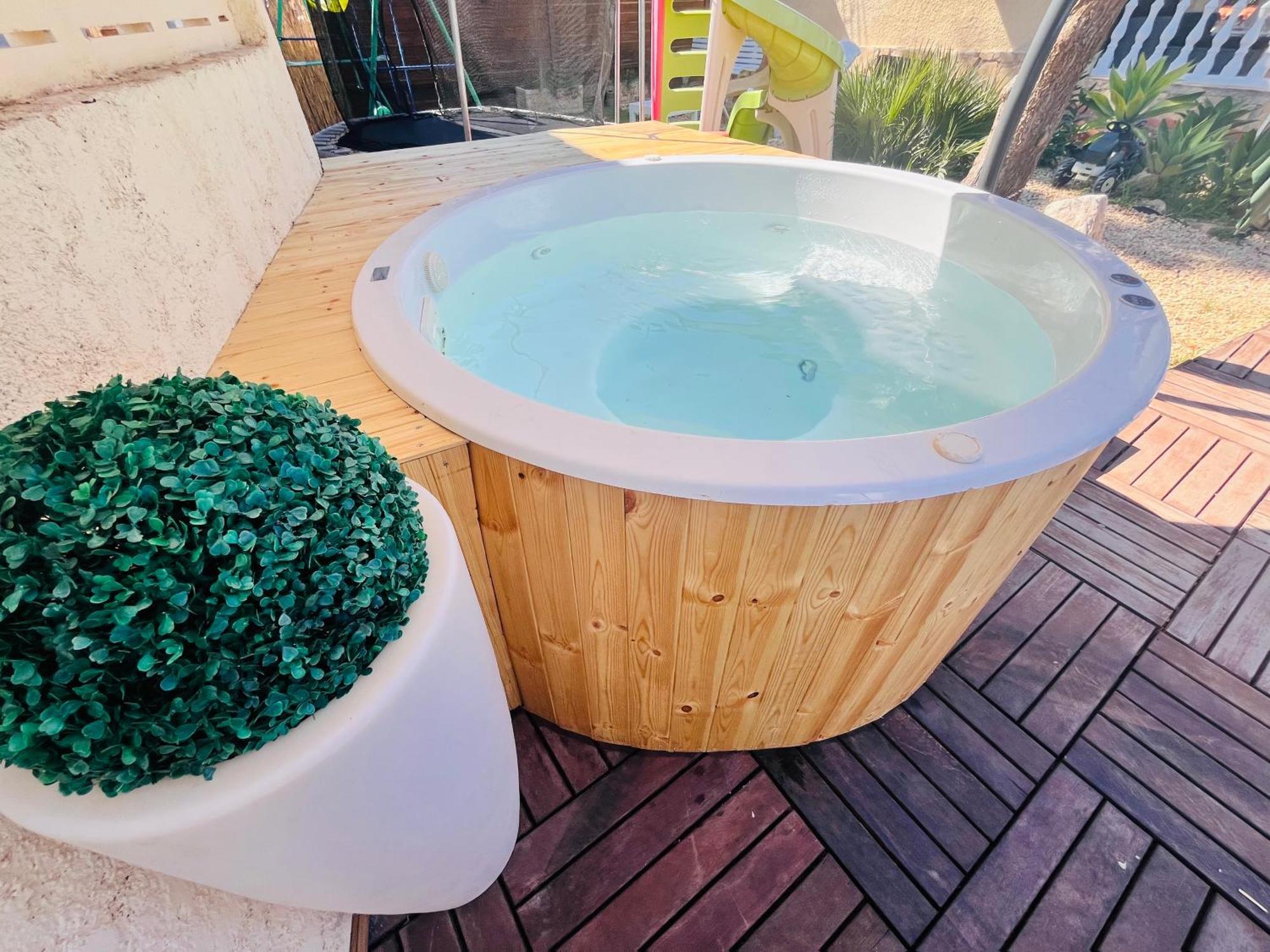 Calpe Chalet Privado Piscina A 5Min De La Playa Y Centro Jacuzzi Barbacoa Wifi Aire Bagian luar foto