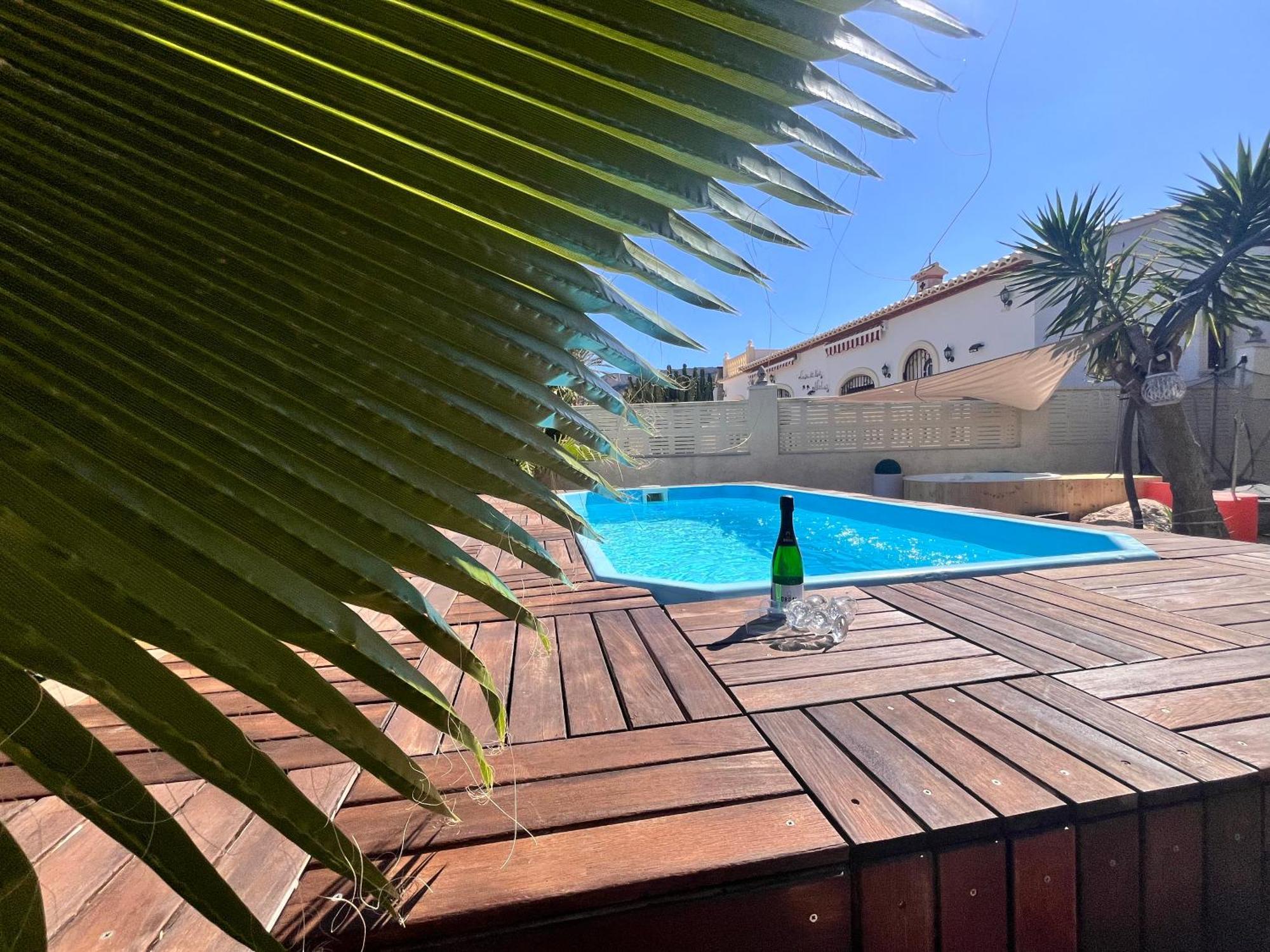 Calpe Chalet Privado Piscina A 5Min De La Playa Y Centro Jacuzzi Barbacoa Wifi Aire Bagian luar foto