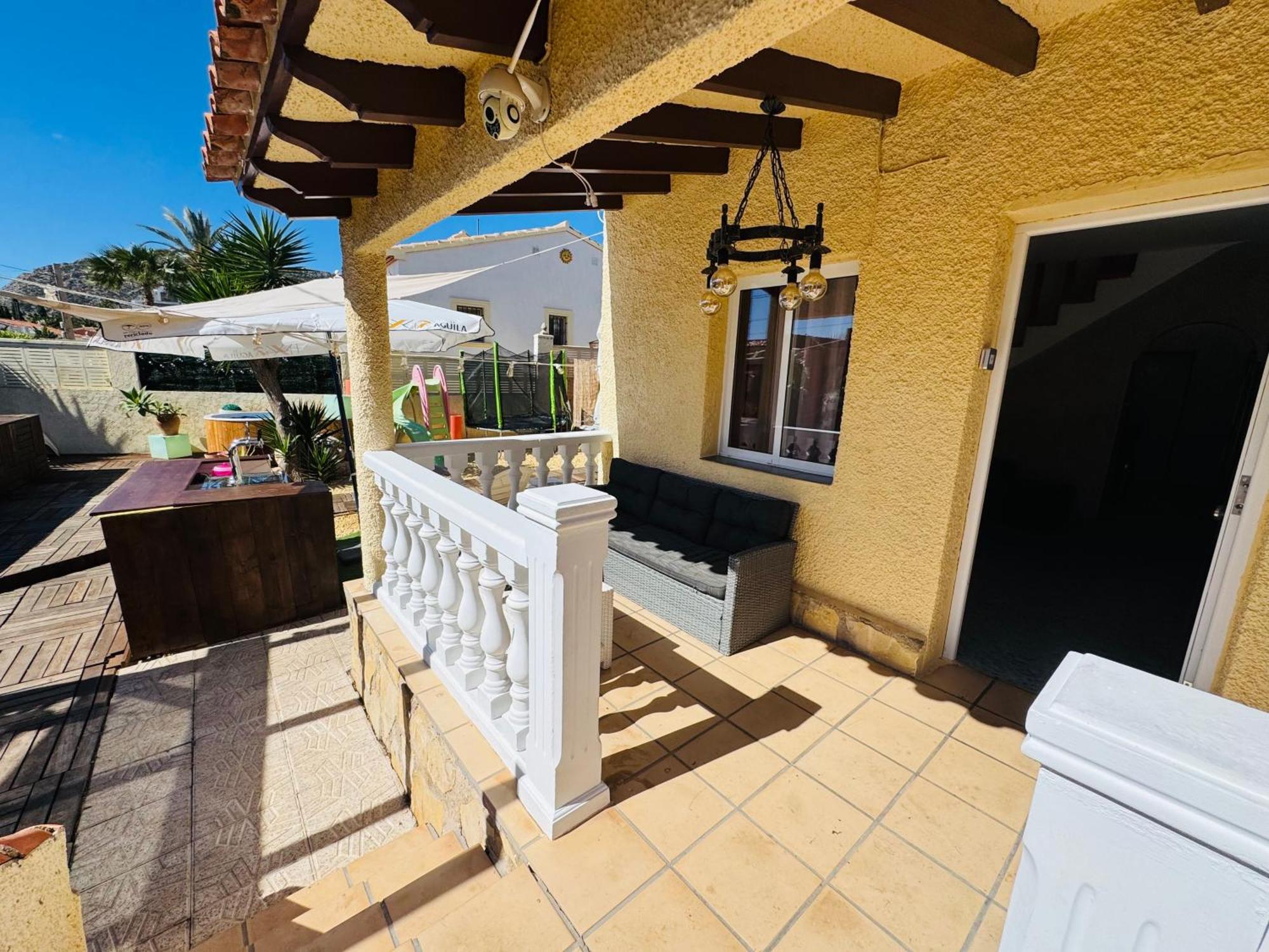 Calpe Chalet Privado Piscina A 5Min De La Playa Y Centro Jacuzzi Barbacoa Wifi Aire Bagian luar foto